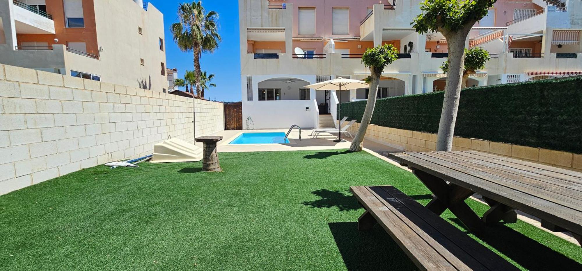 Homes Of Spain, Apartamentos Paraiso Vera Playa, Fatu Hiva, Bajo A Con Piscina Privada En Jardin Privado, Primera Linea De Playa, Wifi エクステリア 写真